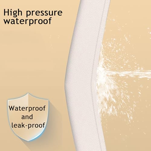 Rideau de douche anti-éclaboussures 90x180 en polyester lavable robuste