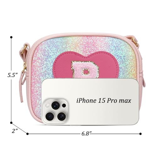 Image of KKXIU Birthday Gifts for Girls Initial Toddler Purse Cute Kids Crossbody Bag
