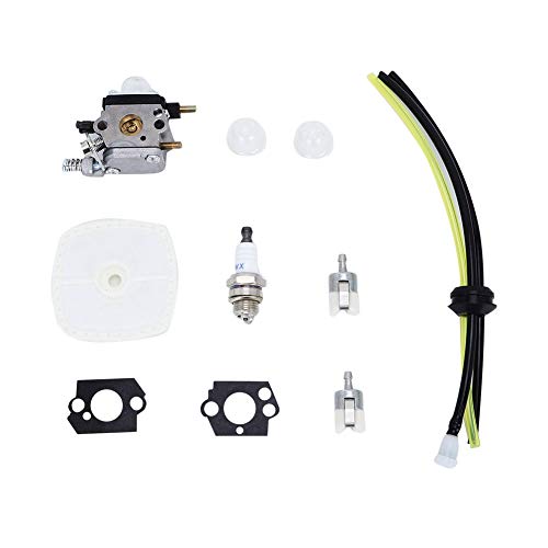 Mumusuki Carburetor Cab Set Fit for Zama C1U-K54A Outdoor Lawn Mower Parts