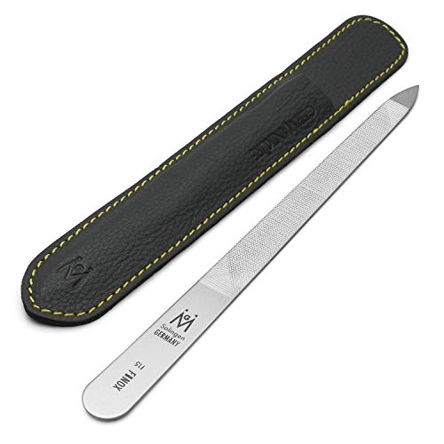 Germanikure Original Triple Cut Metal Nail File, Double Sided Finox Stainless Steel, Ethically Made In Solingen Germany #TOP3