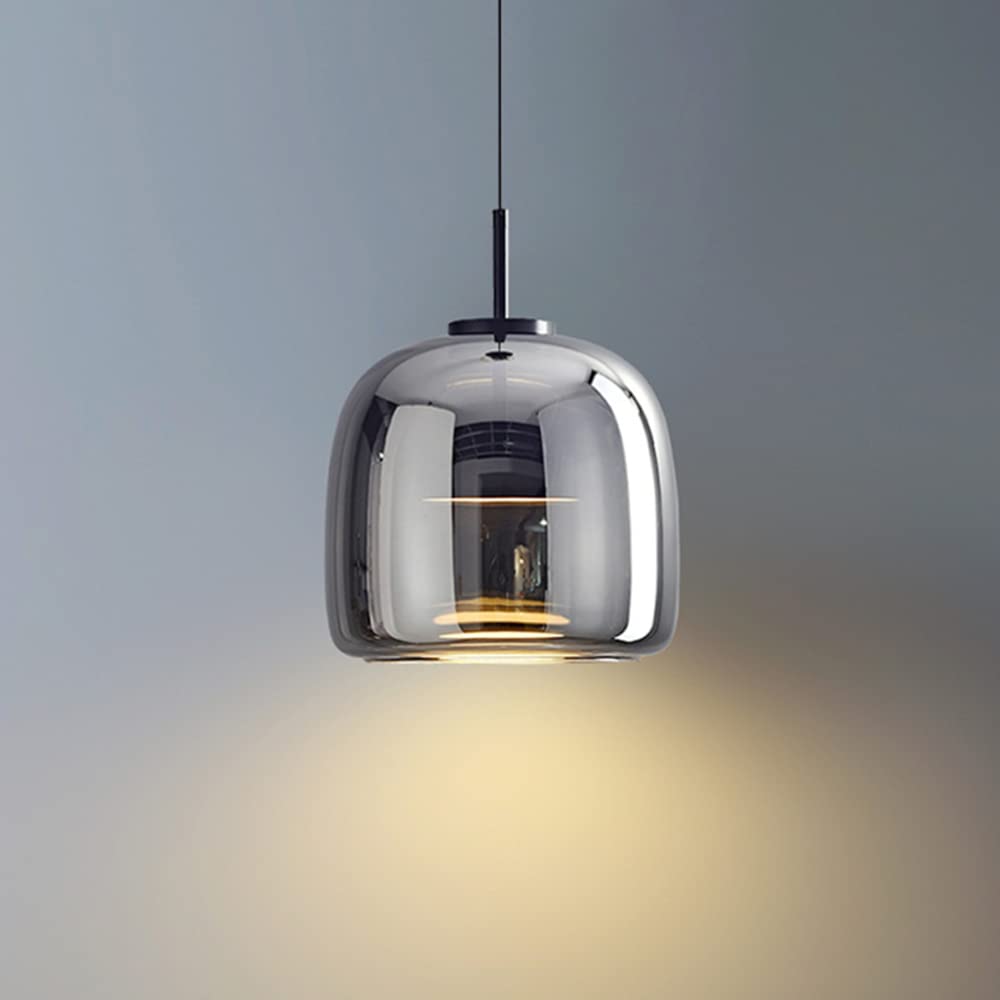 Lámpara colgante de vidrio para cocina dormitorio moderna luz de techo interior 8