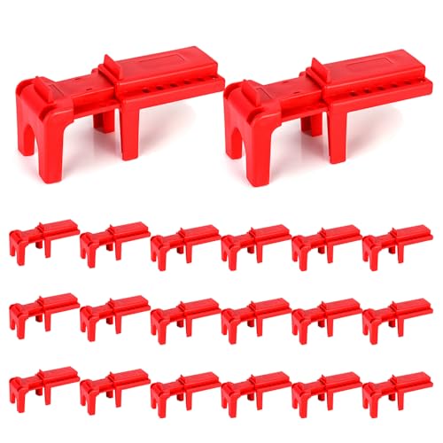 Robinet à boisseau sphérique rouge anti fuite avec verrou de sécurité