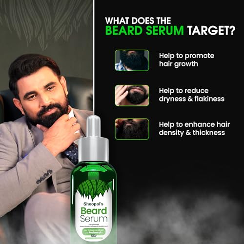 Image of Sheopal's Beard Growth Serum, with 3X Redensyl, India First Choice Brand For Beard Growth & Longer Beard - Beard Serum - 105ml
