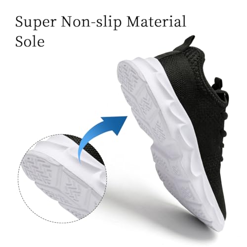 Image of Womens Walking Shoes Slip on Running Tennis Sneakers Non Slip Workout Athletic Gym Sports Breathable Mesh Lightweight Comfortable Fashion Casual Soft Sole