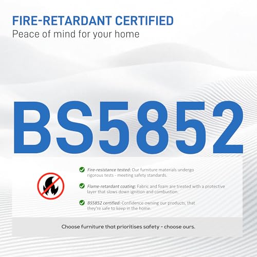 HOMCOM 2 Seater Sofa, Modern Velvet-Feel Sofa with Rubber Wood Legs, Upholstered Tufted Loveseat for Small Space, Living Room, Bedroom, Home Office, Grey - Image 9