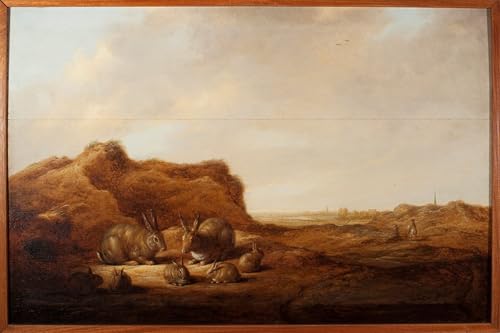 Impresión en lienzo de Aelbert Cuyp de 60x90cm con detalles nítidos de arte clásico