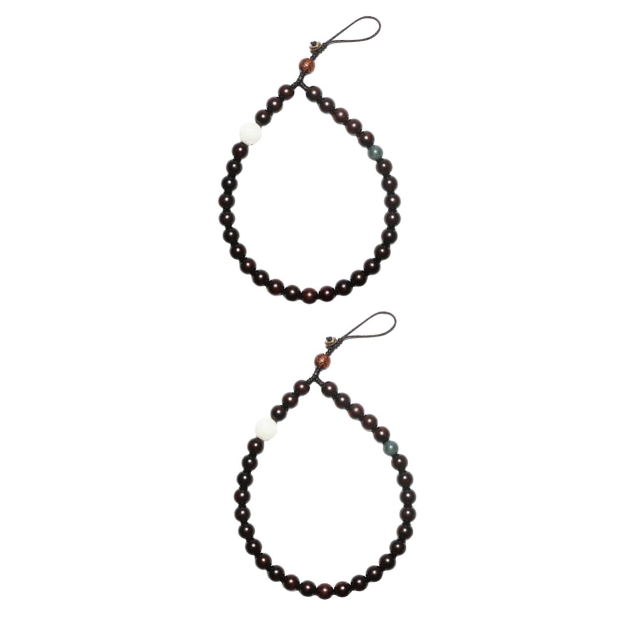 2piezas Lanyard Creativo Para Teléfono Móvil Correa Para Muñeca Cadena Decorativa Para Smartphone Para Eventos y Uso Diario