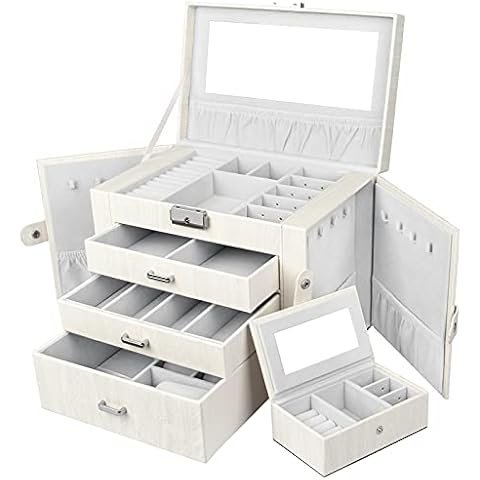 Yorbay Caja Joyero con Espejo y Cajones Cover