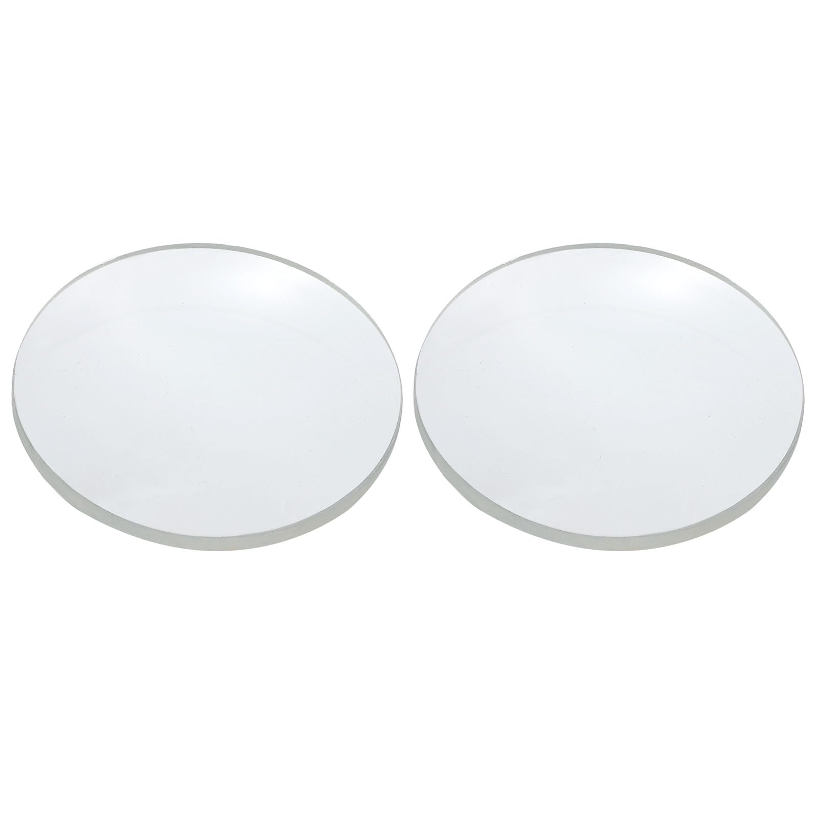 PATIKIL Concave Lens, 60mm Focal Length 30mm (1.4") Diameter Round Glass Magnifying Telescope Lens Trial Set Ground Edge for Lab Physics Class Optics Scientific Experiments, White, 2Pcs