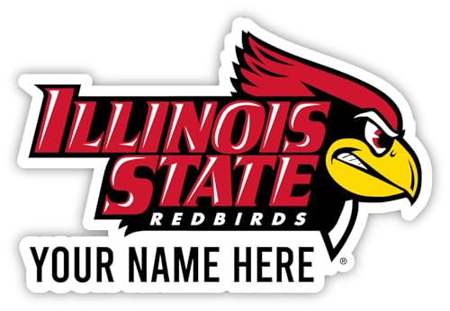 Illinois State Redbirds Customizable Decorative Vinyl Decal Sticker Officially Licensed Collegiate Product 6-Inch
