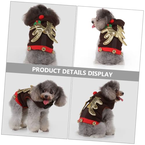 Balacoo disfraz navideño para perros y gatos miniatura 4