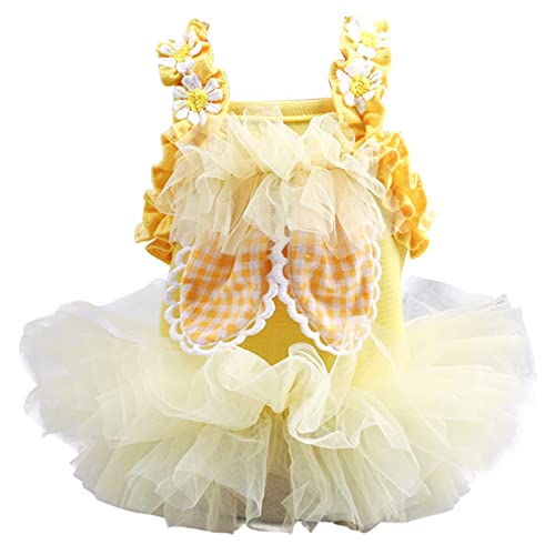 Puppy Floral Dress Cute Cake Dress Princess Bowknot Dress Cat Dresses For Summer Outfits For Yorkie Female Cat Small Pet Clothes Pets Princess Wind Dog Birthday Dress Cute Outfits Dog Clothes #TOP15