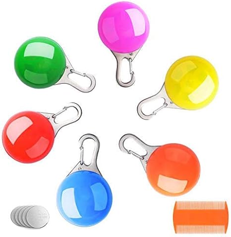 clip su luce a led per collare per cani