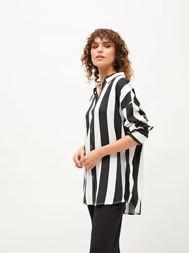 Image of Sassafras Women Polka Dot Oversize Shirt