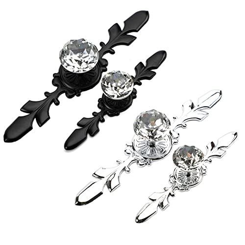 Useful and PracticalPoignées de diamant en cristal de luxe pour meubles boîte à chaussures placard commode tiroir boutons armoire tire extracteurs matériel armoire poignées