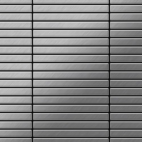 ALLOY Mosaikfliese Linear-S-S-B Metall Edelstahl gebürstet