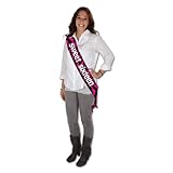 Beistle 60681 Sweet 16 Satin Sash, 33 by 4-Inch