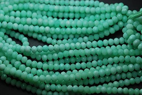 Chrysoprase naturelle véritable de 5mm pour éviter les imitations en bijouterie