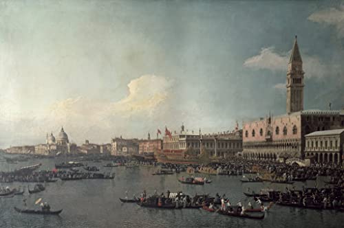 Impresión sobre lienzo de alta calidad de la obra de Antonio Canal para salones exclusivos