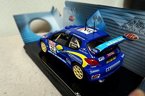 Amazon | Solido プジョー 206 WRC 1/18 ミニカー 青 ソリド
