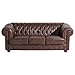 Produktbild Max Winzer Sofa 3-Sitzer Bridgeport Wischleder braun