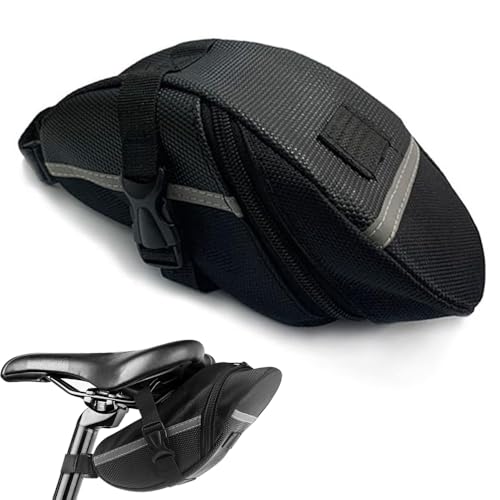 SJDOFU Saddle Bag, Bicycle Saddle Bag, Bicycle Seat Bag, Waterproof Frame Bag, Bicycle Bag, Top Tube Bag