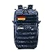 ELITEX Mochila 45L Táctica Militar Bandera Alemania Impermeable Deportiva Caza Aire Libre Deportes Gimnasio Portatil Oxford 900D (Negro Piton)