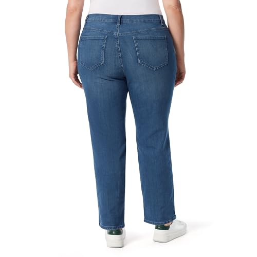 Image of Gloria Vanderbilt Womens Amanda Classic High Rise Tapered Jean Plus Size