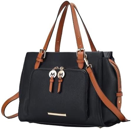 MKF Collection Weekender Purses for Women, PU Leather Handbag Slouchy Womens Shoulder bag, Top Handle - Image 5