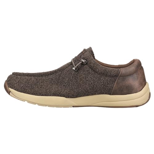 ROPER Mens Hang Loose Slip On Casual Shoes - Brown3