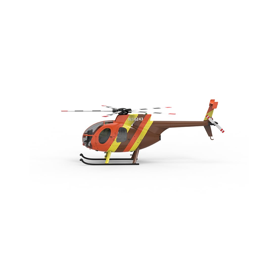 YU XIANG F118S MH-6 1/16 2.4G 9CH RC elicottero militare RTF (Magnum)