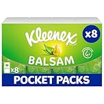 Kleenex Balsam Pocket Pack Tissues, 8 Pocket Packs