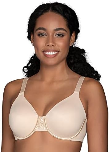 Vanity Fair Women's Plus Size Beauty Back Smoothing Minimizer Bra, Damask Neutral, 40DD