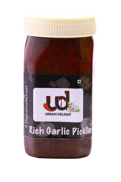 URBAN DELIGHT Garlic Pickle 200G (Pack of 1) | Authentic Indian Pickle with Tangy and Spicy Flavor | Perfect Side for Meal | Crafted with The Finest Garlic Cloves | Lehsun Ka Achar | Farm Fresh-image-21