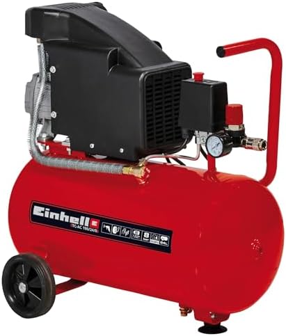 Einhell Compresseur à air TC-AC 190/24/8 (1500 W, Cuve de 24 L, P...