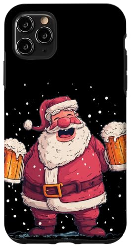 �K���Ȑ������T���^�N���[�X�ƃr�[���B �X�}�z�P�[�X iPhone 11 Pro Max �p