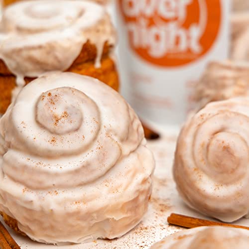 image for Oats Overnight Cinnamon Roll - Vegan Overnight Oats with 20g Protein, 