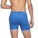 Calvin Klein Men's Cotton Classics 3-pack Boxer Brief, Medieval Blue, Minnow, Blue Bay, Medium