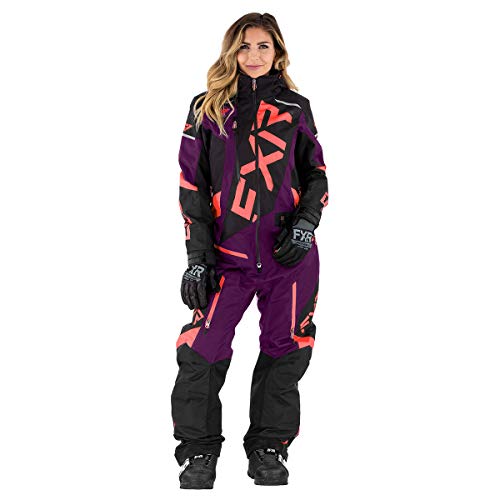 🛒 Crazy Deals FXR Women's CX F.A.S.T Insulated Monosuit 2021 (Black/Plum/Coral - 12)
