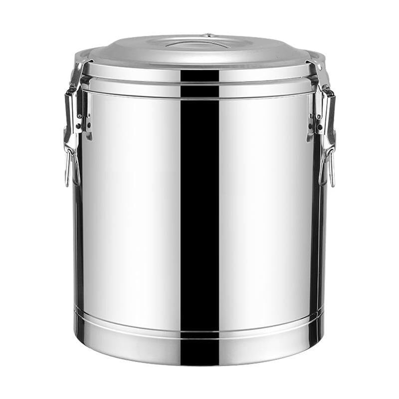 Dispensador de bebidas aislado de acero inoxidable, termo de bebidas calientes para café, leche, té y sopa dulce, urna de agua ideal para fiestas y eventos (sin grifo, 50 L)
