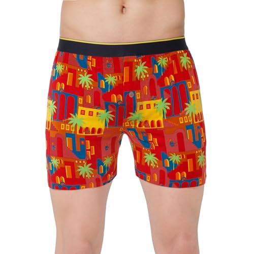 Image of Bummer Micro Modal Boxer Shorts for Men - Ultra Soft & Breathable, 3 Times Softer Than Cotton, Anti-Bacterial, Stretchable for Ultimate Comfort & Style, Pack of 1 (A Shark Tank Product)