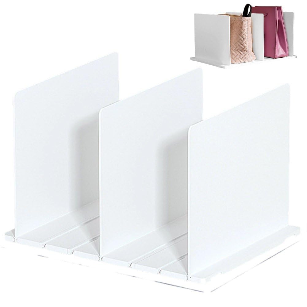 Rangement de sac à main en plastique pour placards et dressings
