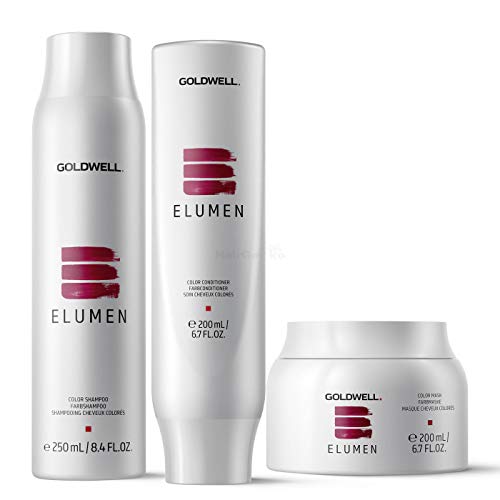 Preisvergleich Produktbild Goldwell Elumen Care Set - Shampoo Farbshampoo 250ml + Conditioner Farbconditioner 200ml + Mask Farbmaske 200ml
