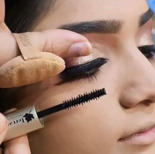 Ferrarucci Mascara | Dual ended Thick & Long Vluminous Curl Wand Mascara | Easy no Fuss For Inner corners & Lower Lash no clumps, Waterproof | U.A.E Version | Black - Image 6