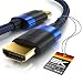 Produktbild CSL - 8k / 4k HDMI Kabel 2.1/2.0-3m - 8K @ 60Hz / 120Hz - 4K @ 240Hz - 48 Gbit/s - 3D - Ultra High Speed mit Ethernet - TV Blu-ray PS5 Xbox Series X Switch - schwarz - 3 Meter