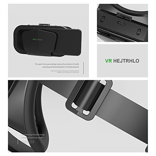 Vr Headset Virtual Reality Vr 3D Glasses Vr Set 3D Virtual Reality Goggles,Adjustable Vr Glasses Support 7.2 Inches [With Controller+Two Eye Masks].… #TOP2