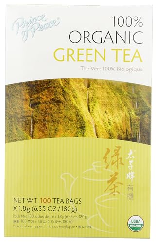 Prince of Peace Organic Green Tea 100 Tea Bags - 2 pack