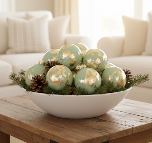 Suncalla 18 Pcs World Globe Christmas Ball Ornaments...