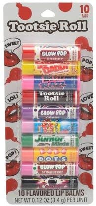 Tootsie Roll 10 ct Lip Balms