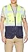 Portwest C476 Warsaw Executive Hi Vis Vest with Pockets and Zip Mens Reflective Safety Gilet Hivisible Workwear Polyester Construction Roadwork Warehouse Site Highways, Yellow/Navy, XXXL